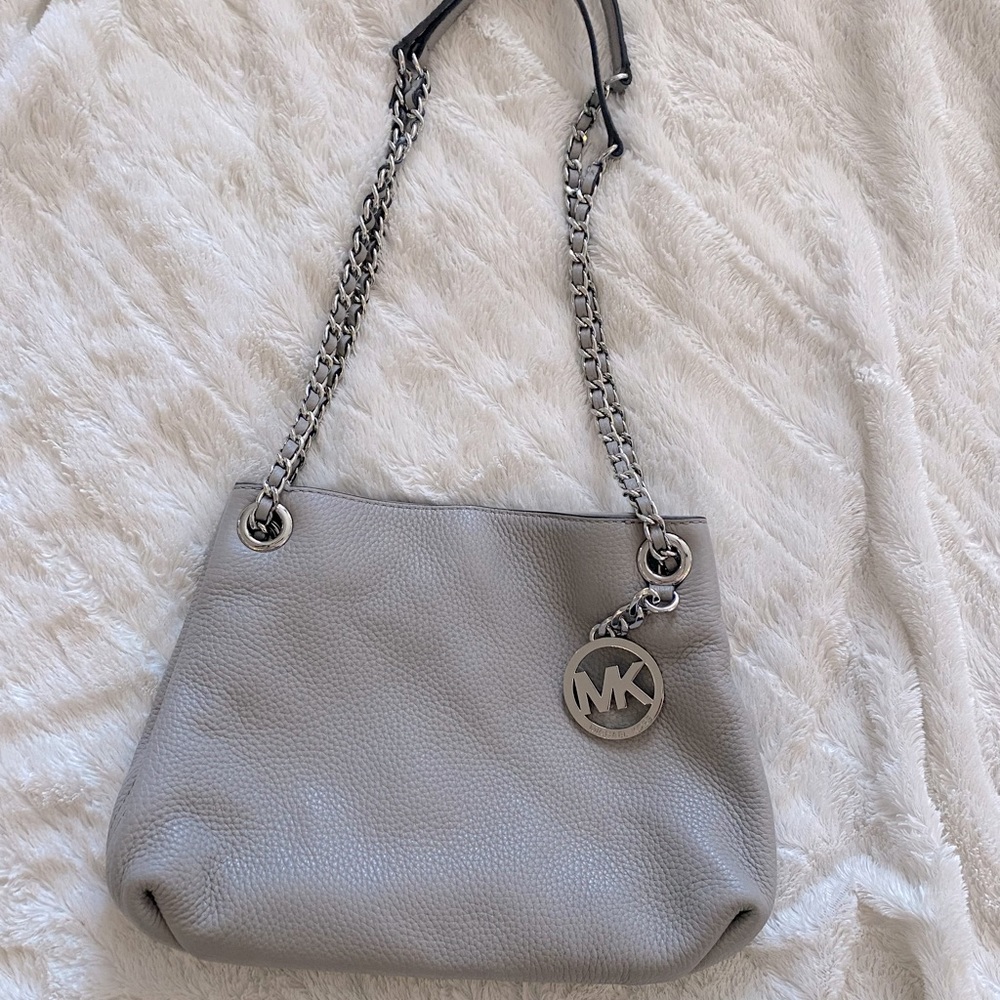 Light Gray Michael Kors Shoulder Bag